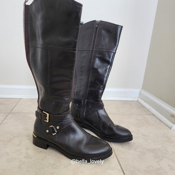 Bandolino Dark Brown Heeled Boots - Picture 2 of 8
